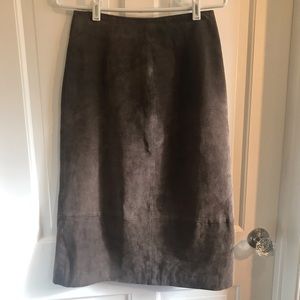 VINTAGE Leather skirt